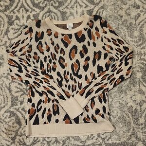 LOFT Leopard Print Sweater